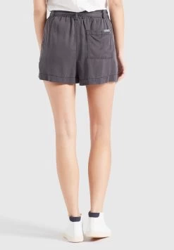 Khujo Shorts Regular Bandplooibroek Indira Dames Grijs -Mode kledingwinkel 5bd7fa13edcc1d02811f9ce7e85fbea5