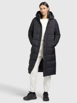 Khujo Wintermantels Wintermantel Corinna Dames Zwart -Mode kledingwinkel 5d086323815020ab5cfdf2815bd1ec2c