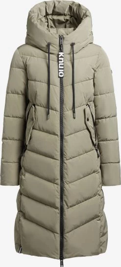 Khujo Wintermantels Wintermantel KLAYD Dames Kaki