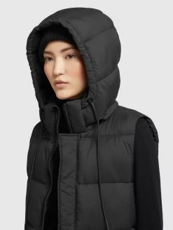 Khujo Bodywarmers Bodywarmer Eden Dames Zwart -Mode kledingwinkel 5f6382a06a93a10ffacddf233bb433d2