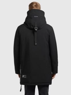 Khujo Wintermantels Winterjas Carl Heren Zwart -Mode kledingwinkel 605d103d35cedbec7de762be282c111c