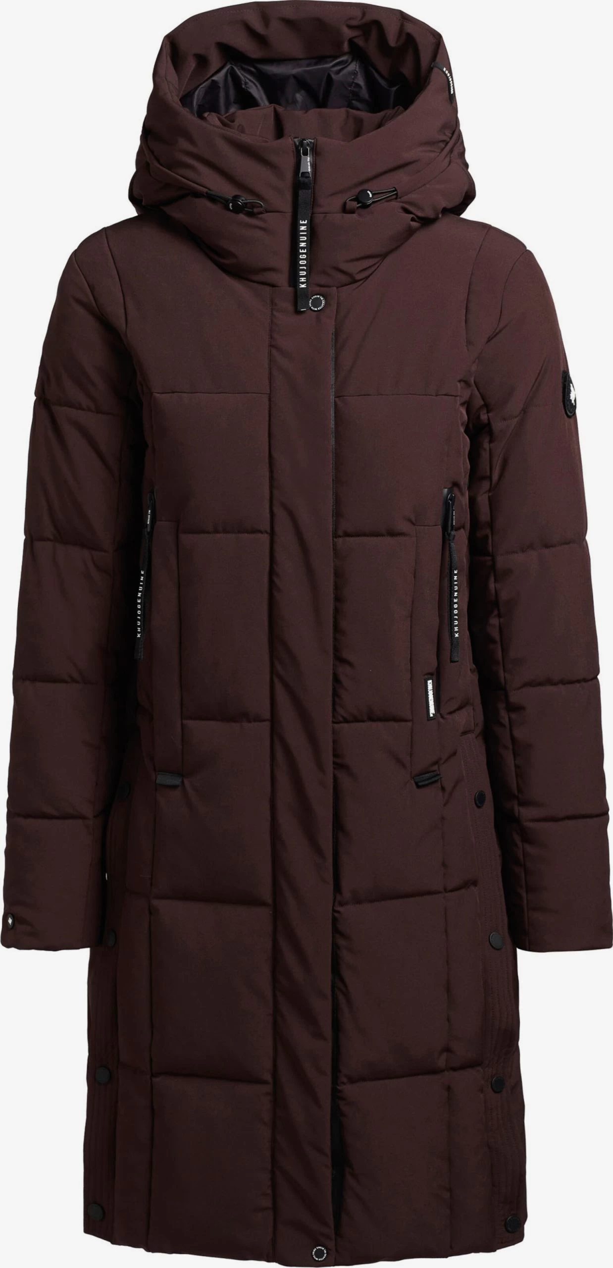 Khujo Tussenmantels Tussenmantel Namita Dames Wijnrood 1 Khujo Tussenmantels Tussenmantel Namita Dames Wijnrood