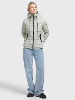 Khujo Tussenjassen Tussenjas LOVINA4 Dames Groen -Mode kledingwinkel 635034d8ca2015217bc022685409ce07