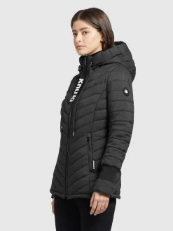 Khujo Winterjassen Winterjas Patt Dames Zwart -Mode kledingwinkel 638dfc619e8d7d794f5a949311f2ae79