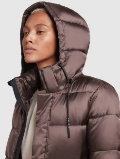 Khujo Winterjassen Winterjas Evona Dames Taupe -Mode kledingwinkel 659a91fe0101a9a61d74a807f9ac7424