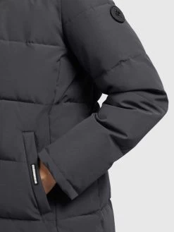 Khujo Wintermantels Wintermantel Rugg Dames Grafiet -Mode kledingwinkel 65c703f4344c997a5f280d42df9e6d3d