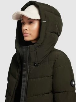 Khujo Winterjassen Winterjas Fames Dames Donkergroen -Mode kledingwinkel 67e601ff27e1ed64d7c26f4a4bb28802