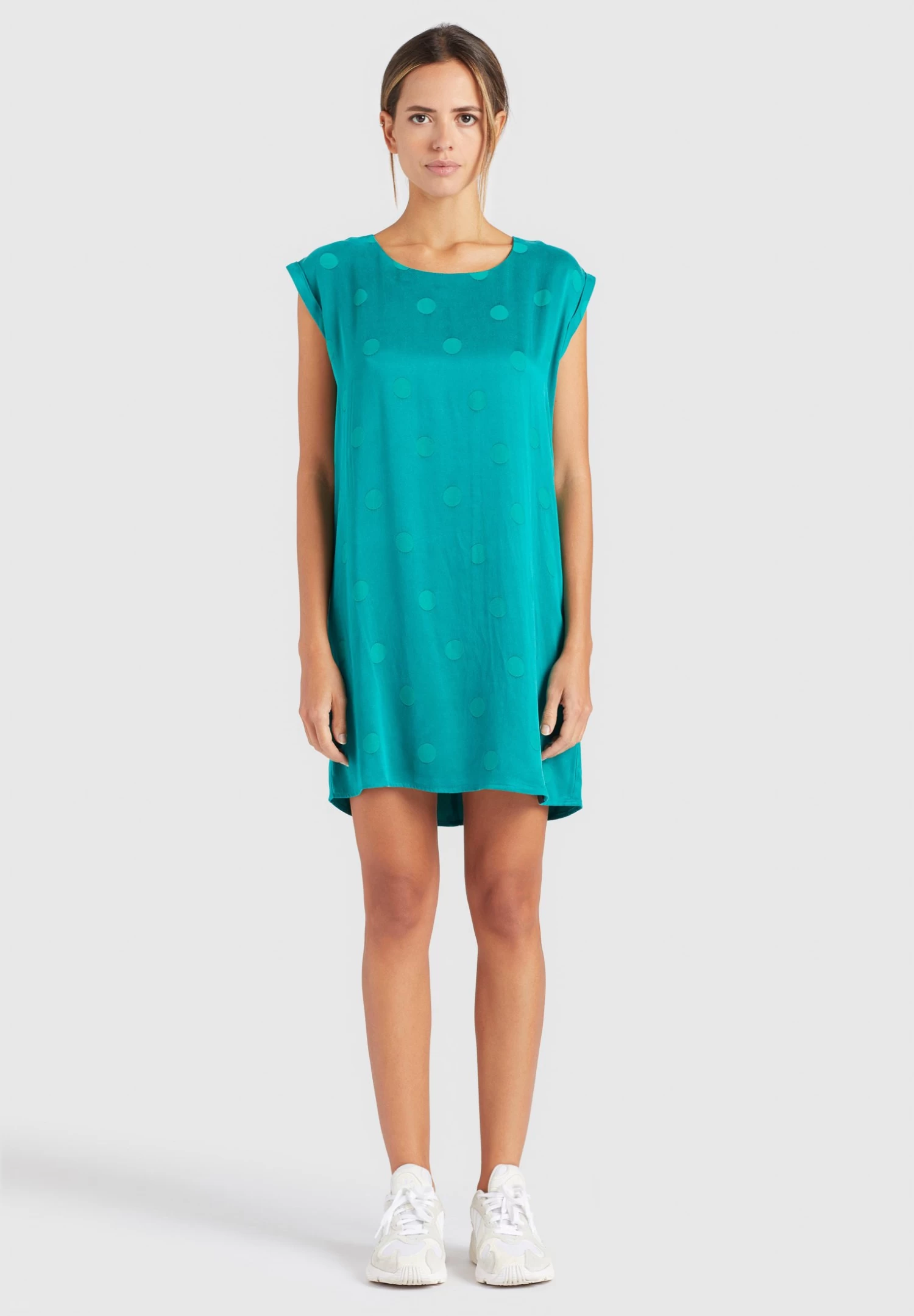 Khujo Margarita - Jurk - Türkis 6 Khujo Margarita - Jurk - Türkis - Afbeelding 6