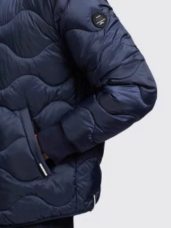 Khujo Tussenjassen Tussenjas Picco Heren Navy -Mode kledingwinkel 690e183d6744e32de406f3a91bd5cac6