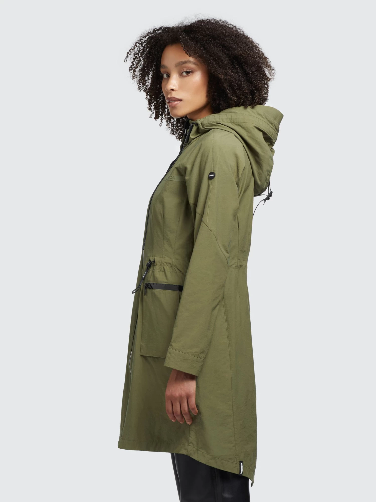 Khujo Parkas Tussenparka Dames Olijfgroen 5 Khujo Parkas Tussenparka Dames Olijfgroen - Afbeelding 5