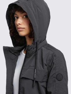 Khujo Tussenmantels Tussenmantel Voya3 Dames Zwart -Mode kledingwinkel 6b10aa23c0bc1d83961cf4bda9d185ac