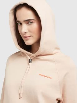 Khujo Hoodies Sweatshirt Odette Dames Oranje / Abrikoos -Mode kledingwinkel 6baec0b94fc422ddab8efb75f5f0b491
