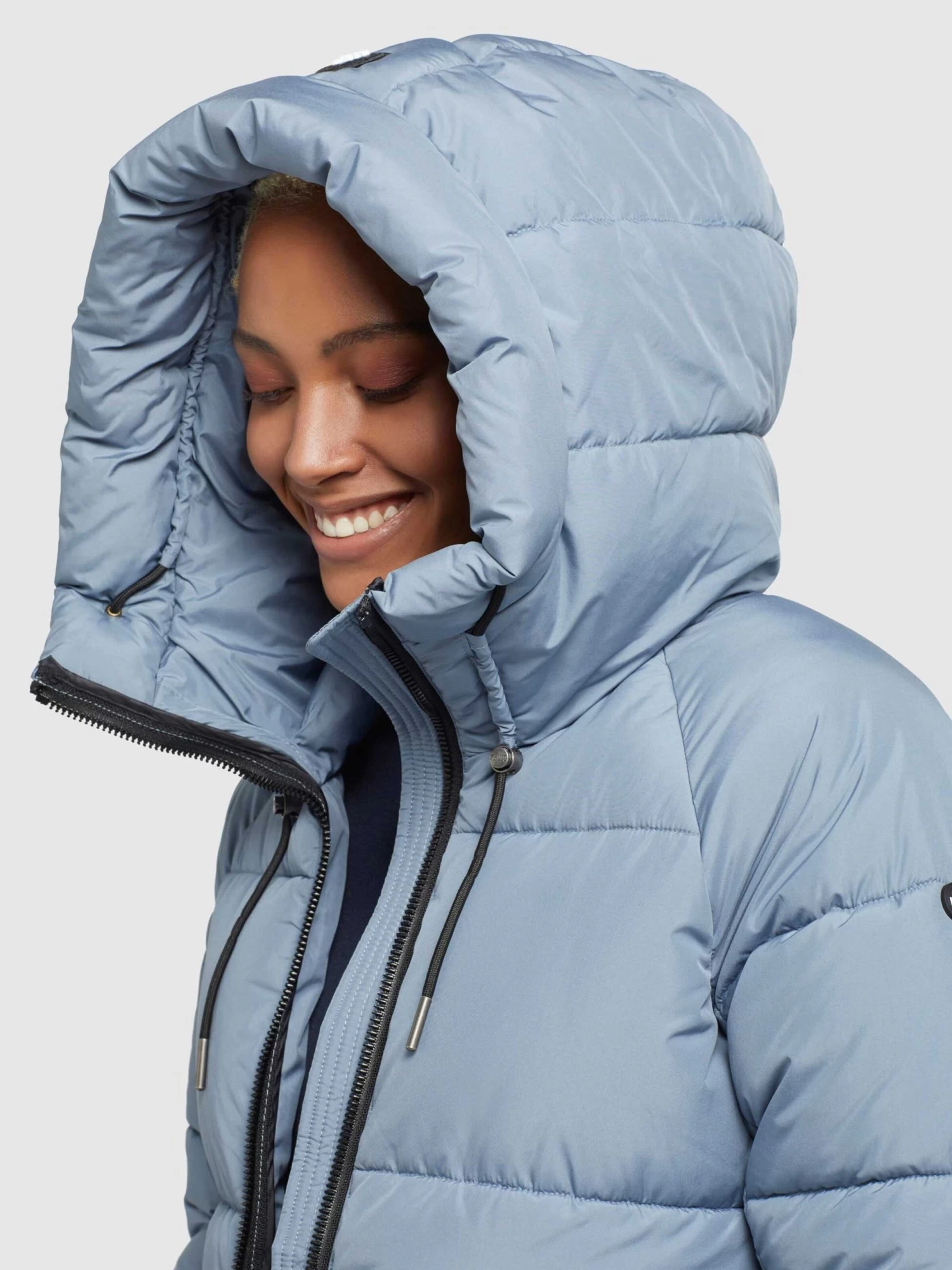 Khujo Tussenjassen Tussenjas Pheobe Dames Lichtblauw 7 Khujo Tussenjassen Tussenjas Pheobe Dames Lichtblauw - Afbeelding 7