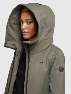 Khujo Tussenmantels Tussenmantel LISAD Dames Kaki -Mode kledingwinkel 6c9fa566bf470dcd7a03313c9b82f704