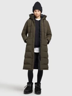 Khujo Wintermantels Wintermantel Rugg Dames Olijfgroen -Mode kledingwinkel 6fd9ef1b5c1b23ba6a1a514526228705