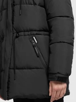 Khujo Winterjassen Winterjas Leviani Dames Zwart -Mode kledingwinkel 704b0eb7f865ff7b1548793d9584d0d2