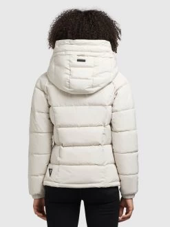 Khujo Winterjassen Winterjas Joilee Dames Offwhite -Mode kledingwinkel 7198e026a9c821a5b5965d0112646883