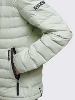 Khujo Tussenjassen Tussenjas LOVINA4 Dames Groen -Mode kledingwinkel 73431b21990c95801cb8c27934f83942