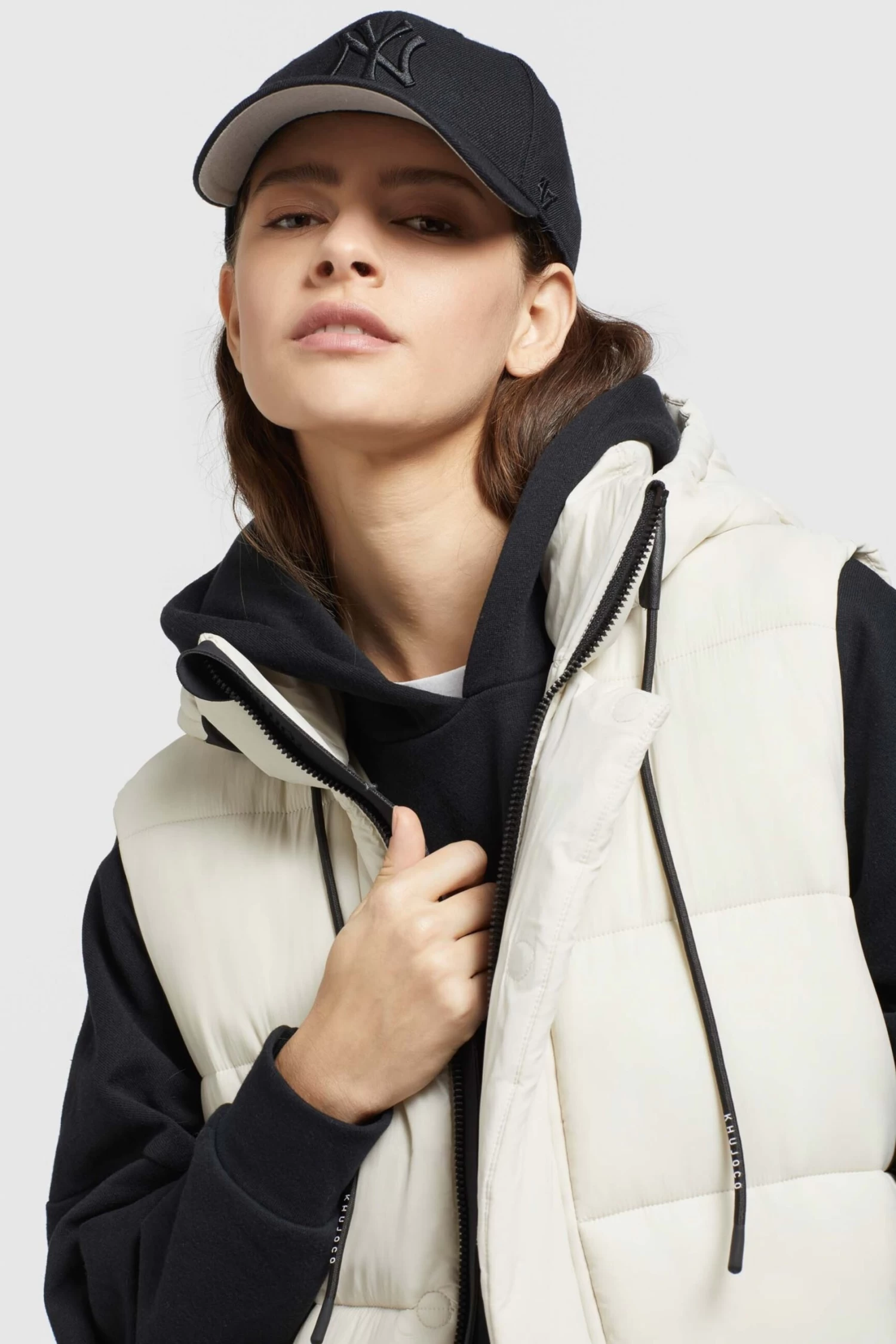 Khujo Bodywarmers Bodywarmer Tourin Dames Offwhite 7 Khujo Bodywarmers Bodywarmer Tourin Dames Offwhite - Afbeelding 7