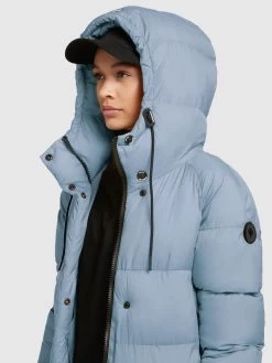 Khujo Wintermantels Wintermantel Dames Lichtblauw -Mode kledingwinkel 759c8511e17d7431af65ddd2f3954594