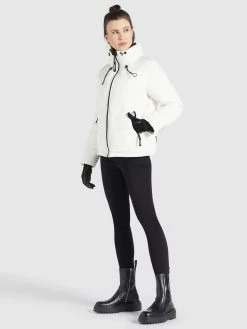 Khujo Winterjassen Winterjas Tuba Dames Wit -Mode kledingwinkel 76ca9de024c7d22cfee1a3954f0df81e