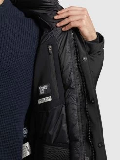 Khujo Winterjassen Winterjas Bizkit Heren Zwart -Mode kledingwinkel 7717a50aecf0ee3cb467836b5bef6aed