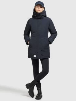 Khujo Winterjassen Winterjas Kanda 2 Dames Navy -Mode kledingwinkel 7768a02869002330bd9e076f60e5b3ec