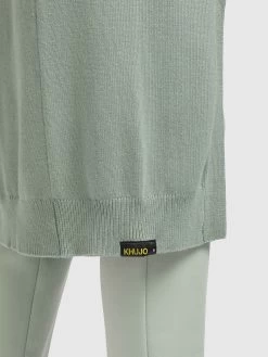 Khujo Vesten Gebreid Vest Elina Dames Mintgroen 15 Khujo Vesten Gebreid Vest Elina Dames Mintgroen -Mode kledingwinkel 780a35e4a103b2306acaaea8d6c65121