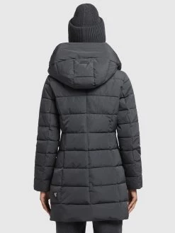 Khujo Korte Mantels Wintermantel Floyt Dames Donkergrijs -Mode kledingwinkel 78e62d706734a4873964f02700310daa