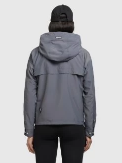 Khujo Tussenjassen Tussenjas BLAIR Dames Blauw -Mode kledingwinkel 7920291a02afd2eea5745a47f941cf7a