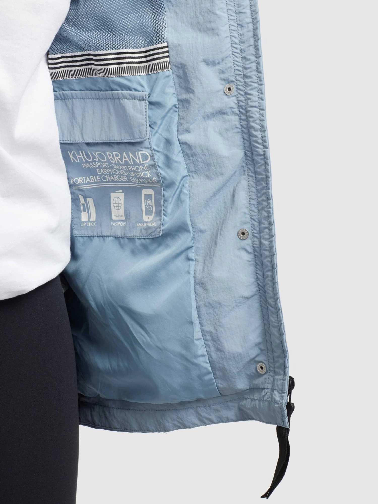 Khujo Tussenjassen Tussenjas CAIMA Dames Lichtblauw 8 Khujo Tussenjassen Tussenjas CAIMA Dames Lichtblauw - Afbeelding 8