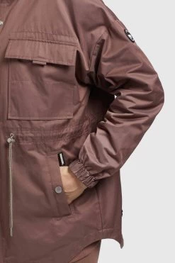 Khujo Tussenjassen Tussenjas PRAYATA Dames Bruin -Mode kledingwinkel 79dd52900b1179200270b7ada7199ebc