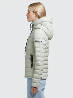 Khujo Tussenjassen Tussenjas LOVINA4 Dames Groen -Mode kledingwinkel 7a988973a7899dd658e3a13d0a715305