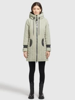 Khujo Tussenmantels Tussenmantel Jerry Dames Mintgroen -Mode kledingwinkel 7b1a0f45e4ade12064b001b920ded87e