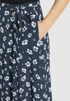 Khujo Maxi Rokken Rok Hepke Dames Navy / Nachtblauw -Mode kledingwinkel 7b319e03ce3df6e2e7f5002f038deae6