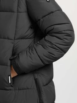 Khujo Wintermantels Wintermantel Youma Dames Zwart -Mode kledingwinkel 7bd3709d0a60bc5c41467593735fdd53