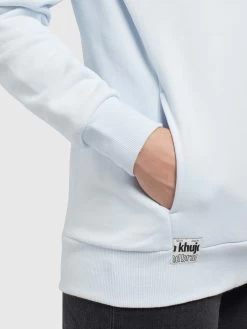 Khujo Hoodies Sweatshirt Karima Dames Lichtblauw -Mode kledingwinkel 7be579191f6cd50e5c39be152715f8da