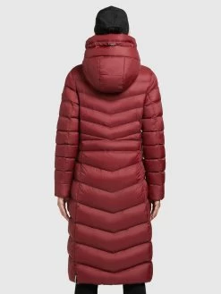 Khujo Winterjassen Winterjas Ingram Shine Dames Donkerrood -Mode kledingwinkel 7d2582f5ba569d0fb9866fb291ce9bc0