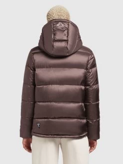 Khujo Winterjassen Winterjas Evona Dames Taupe -Mode kledingwinkel 7d891b4c49c17625af2e25f5772aa8ec