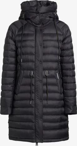 Khujo Wintermantels Wintermantel Dames Zwart