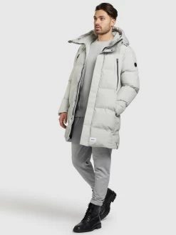 Khujo Winterjassen Winterjas Clide Heren Wit -Mode kledingwinkel 7ed8b719f33d4a3d77c5a18e59d9647a