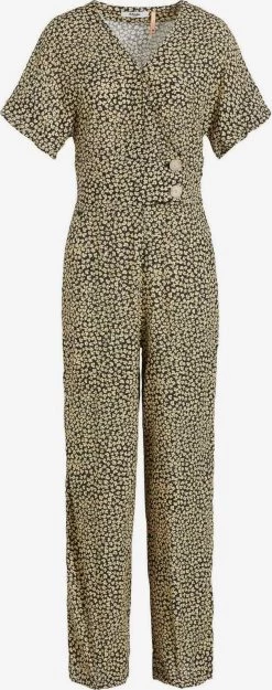 Khujo Lange Jumpsuits Jumpsuit Borgia Dames Zwart