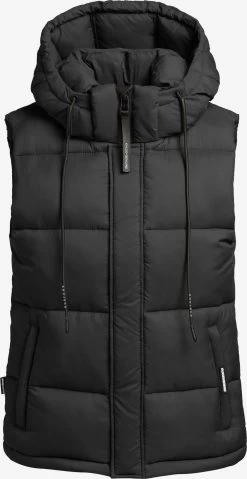 Khujo Bodywarmers Bodywarmer Eden Dames Zwart