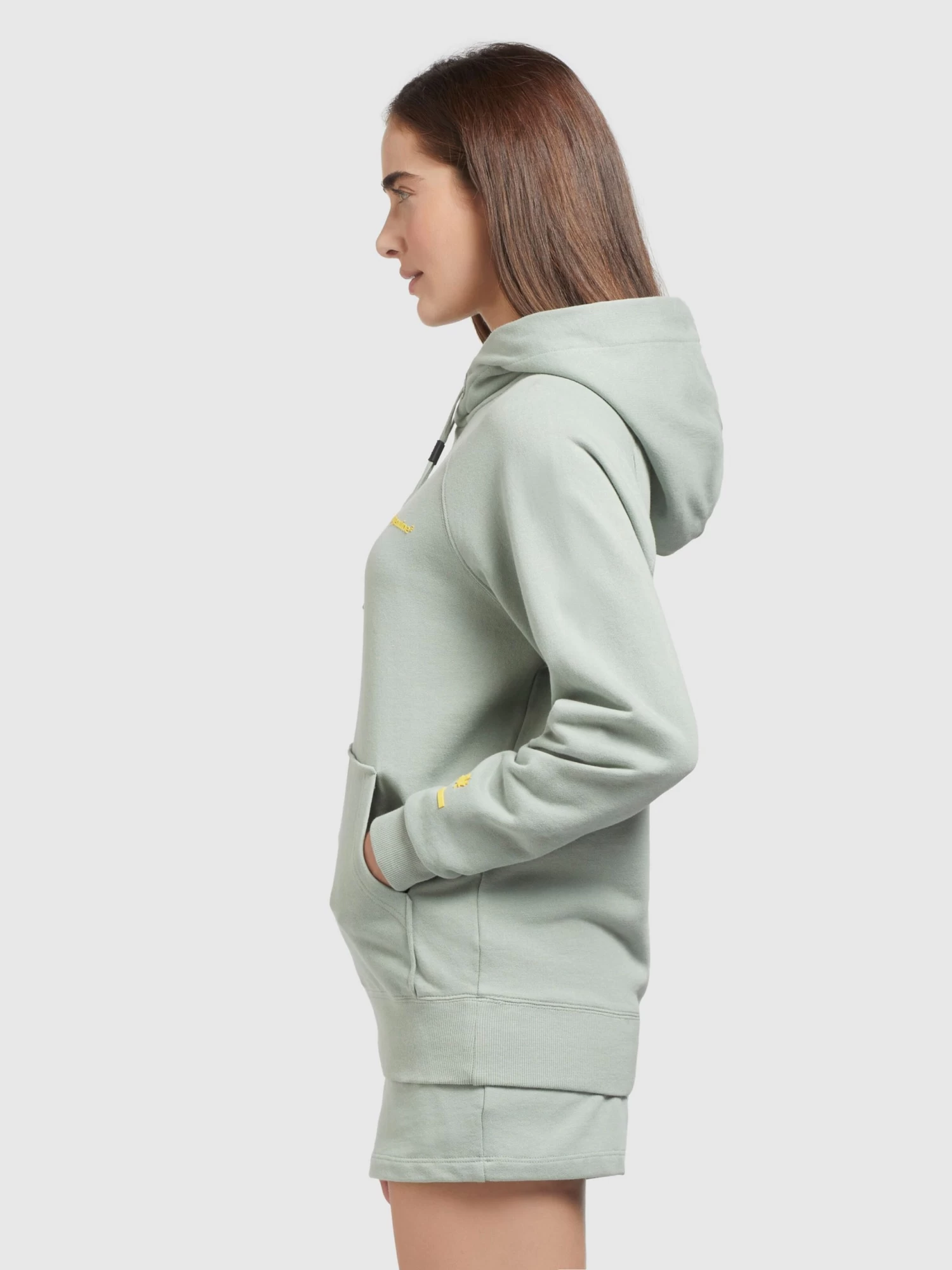 Khujo Hoodies Sweatshirt Odette Dames Mintgroen 5 Khujo Hoodies Sweatshirt Odette Dames Mintgroen - Afbeelding 5