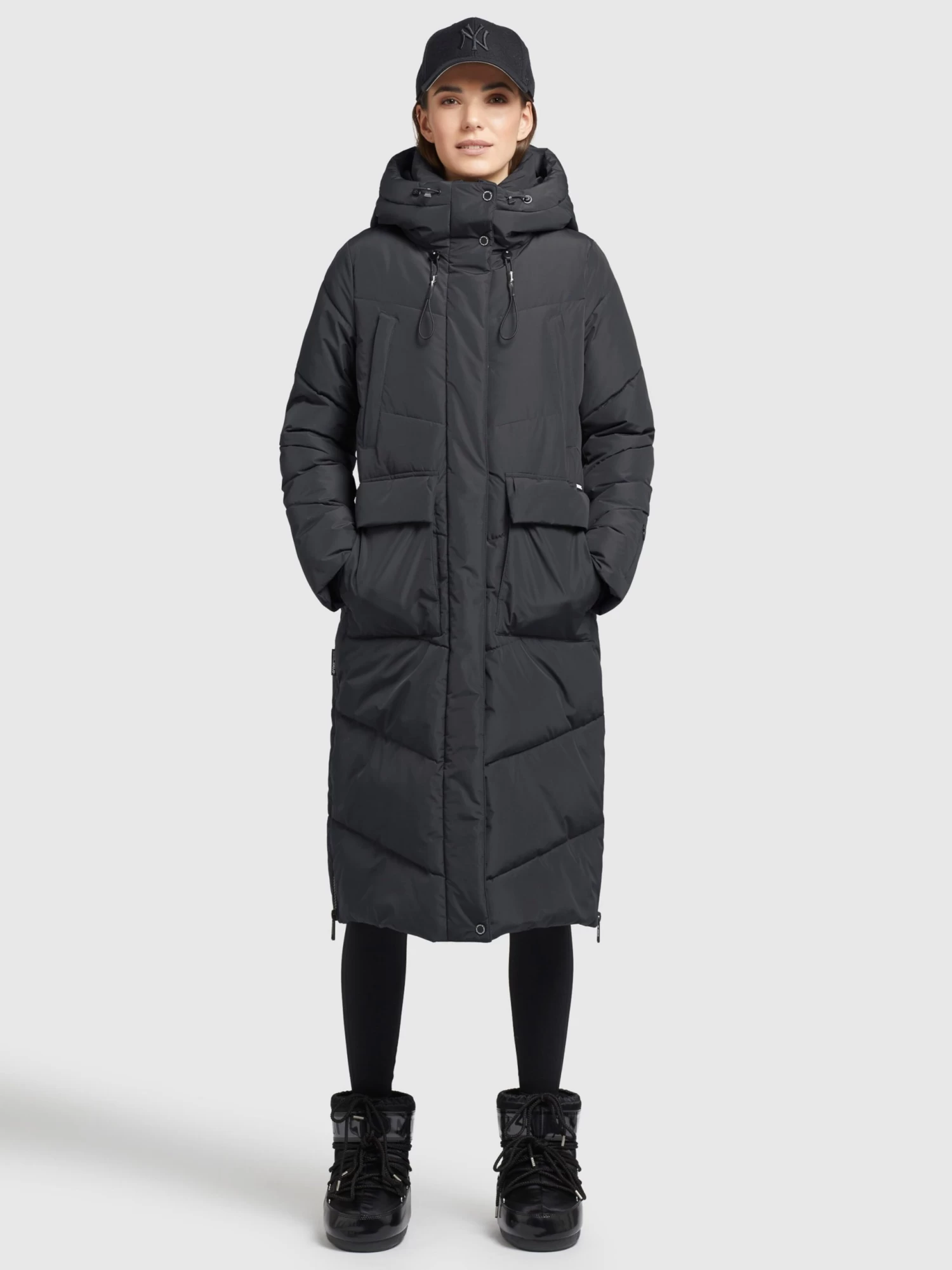 Khujo Wintermantels Wintermantel Elvita Dames Donkerblauw 2 Khujo Wintermantels Wintermantel Elvita Dames Donkerblauw - Afbeelding 2