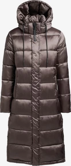 Khujo Wintermantels Wintermantel Julina Dames Taupe