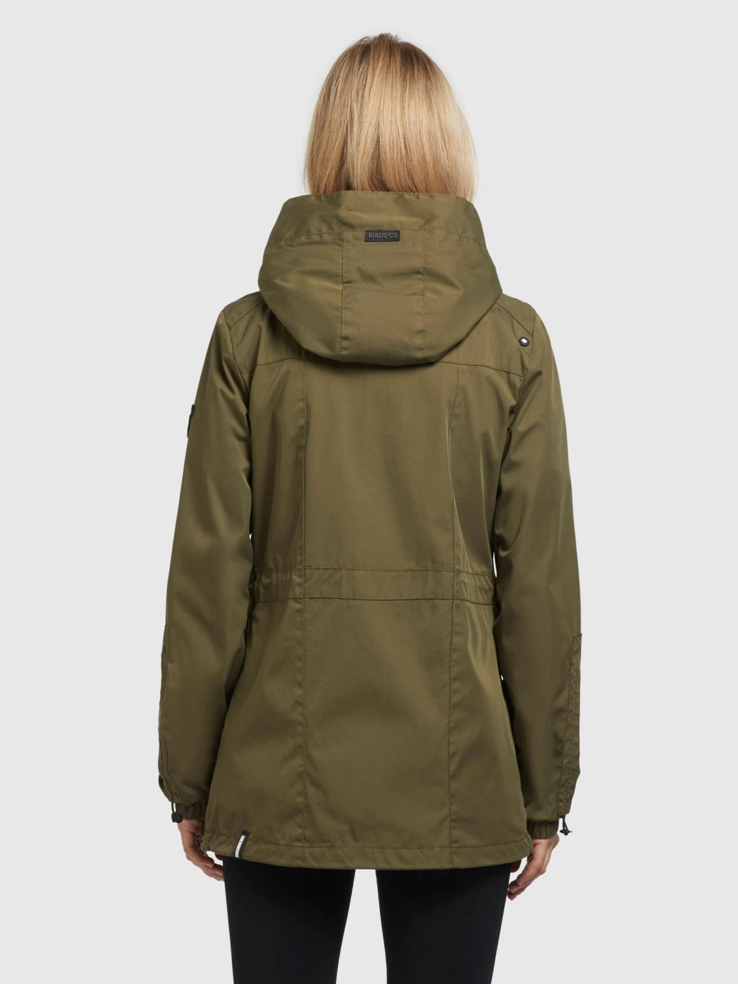 Khujo Parkas Tussenparka ELST Dames Olijfgroen 4 Khujo Parkas Tussenparka ELST Dames Olijfgroen - Afbeelding 4