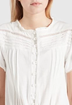 Khujo Kapua - Jurk - Weiß -Mode kledingwinkel 8568ea51e68a42bb829eae2bd708708f