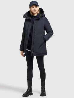 Khujo Winterjassen Winterjas Kanda 2 Dames Navy -Mode kledingwinkel 8576d8dcf24767f83829f4ef677527a3