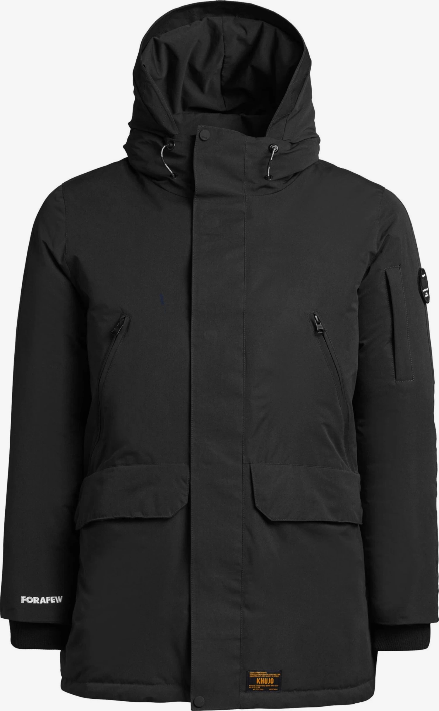 Khujo Winterjassen Winterjas Bates Heren Zwart 1 Khujo Winterjassen Winterjas Bates Heren Zwart